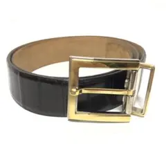 DOCE &GABBANA レザーベルト イタリア製 ダークブラウン 95-38