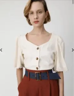 moussyトップス(アイボリー)新品☆SLYX-girlstylenanda
