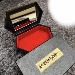 金箔工芸品 六角形小箱 ミラー付き