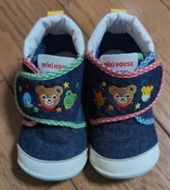MIKI HOUSE デニムファーストシューズ
