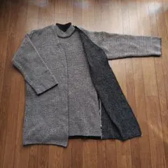 SHEIN ニットワンピース オープンフロントカーディガン　M