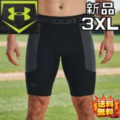 【アンダーアーマー✨】新品 ベースボール/野球 スライディングパンツ 3XL 黒