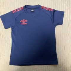 umbro ネイビー Vネック Tシャツ 140