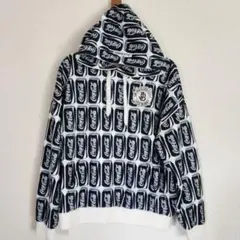 美品 ジャックバニー コカ・コーラ柄 パーカー スウェット 総柄 M