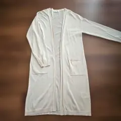 groveグローブ　ロングカーディガン　ベージュ　薄手　春夏