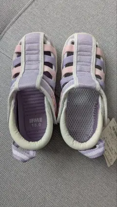 IFME 18センチ 紫 サンダル