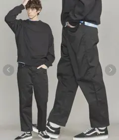 ユナイテッドアローズ beauty&youth ストレッチワイドテーパードパンツ