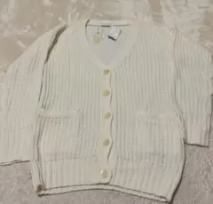 LOWRY'S FARM アイボリー カーディガン