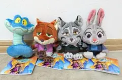 ズートピア2 赤いほっぺ マスコット コンプリートセット ナムコ限定