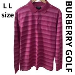 BURBERRY GOLF バーバリーゴルフ　長袖ポロシャツ　ゴルフウェア　LL
