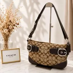 COACH Shoulder Bag Signature Y2K CC098 - メルカリ