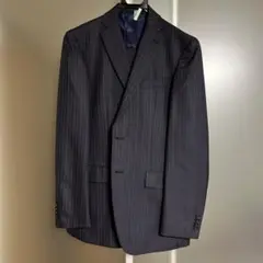 abxスーツ★ネイビーストライプ★サイズ4★古着★クリーニング済み