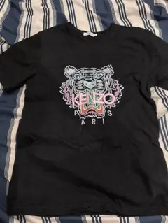 KENZO トラ 刺繍 Tシャツ ブラック