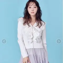 CELFORD / セルフォード トップス フリルニットカーディガン