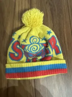 。*様 カラフルポンポン付きニット帽