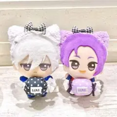猫耳カチューシャ&抱っこキャンディー（白）ちびぐるみ