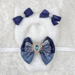 ぬい服 着ぐるみ ちびぐるみ 11cm ねこ 紺 ネイビー