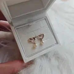 4℃ ピアス パール美品