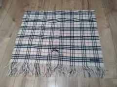 【未使用】バーバリー　ウールひざ掛け　65㎝ × 120㎝（フサ込み） Yahoo!オークション -「バーバリー ひざ掛け」の落札相場・落札価格