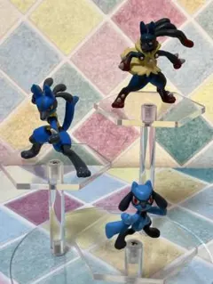 ポケモンモンコレ　フィギュアその他No.1278（リオル　進化セットC）