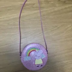 H&M ペッパピッグバッグ ラメ キラキラ ショルダー ピンク