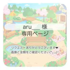 aru___様 おまとめ2点