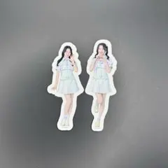 ≒JOY 村山結香 サマーツインテール ステッカー フレークシール