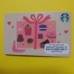 スターバックスカード バレンタイン 2022 pin未削り