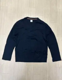 PaulSmith　Vネック　濃紺　ニット　カットソー　サイズＬ