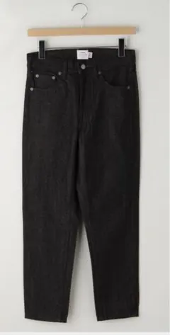 coen テパードレッグデニム　ブラック　Sサイズ