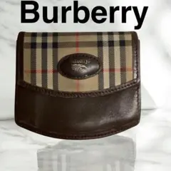 【Burberry 】チェック柄 コインケース