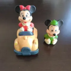 東京ディズニーランド ドナルドダック デイジーダック 陶器フィギュア