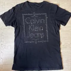 り*ん様 カルバンクラインジーンズ　半袖ロゴTシャツ　プリントロゴ　黒