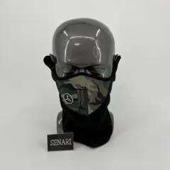 S-723/サバゲー/ファンデザイン　フェイスマスク　他色取扱いあり！迷彩①枚のサムネイル