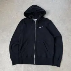 NIKE ナイキ フルジップ パーカー ロゴ 黒