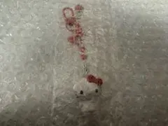 ハローキティ シークレットキーホルダー ミニチュアキルト レッド