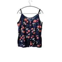 ROXY■ほぼ未使用花柄キャミソールLサイズ