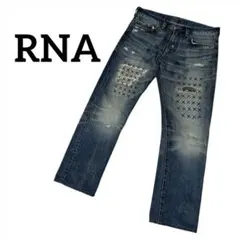 RNA アールエヌエー ダメージ ジーンズ デニム ブルー SSのサムネイル