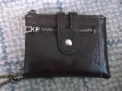 茶色のレザーコインケース