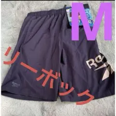 水着 Reebok インナー メッシュ付き アクティブ サーフトランクス　M