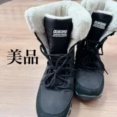 美品❗️ 防寒スノーブーツ ブラック レディース サイズ38(24cm)