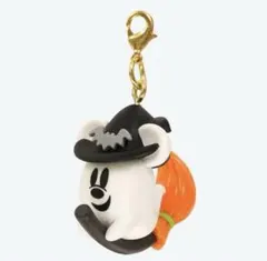 チャーム ホウキ ディズニーハロウィン 2024 おばけちゃん