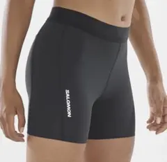 SALOMON ランニングショーツ Sサイズ ブラックのサムネイル