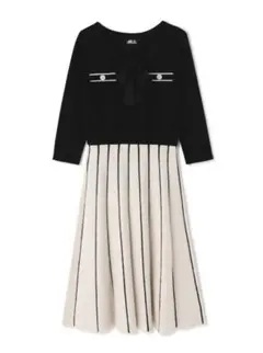 ジルバイジルスチュアート　シフォンタイニット　ワンピース　フリー　ニット