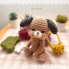 ［作家Megmeg's Doll様の許可有り］ 大きなお耳の犬くん♡あみぐるみ