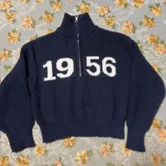 1956 LAROSEORIENTALE ジップアップニット