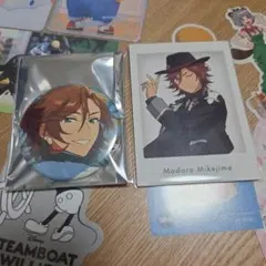 あんスタ 三毛縞斑 缶バッジと特典ぱしゃっつセット