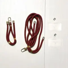 スマホストラップ、スマホショルダーストラップ・スマホハンドストラップとの2本入