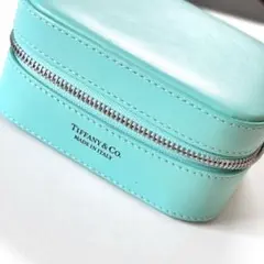 Tiffany ティファニー】廃盤 レア アクセサリーケース レザー - メルカリ