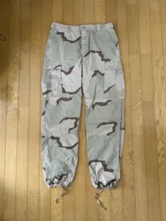 デザートカモ カーゴパンツ 古着 ミリタリー 軍物 M Long